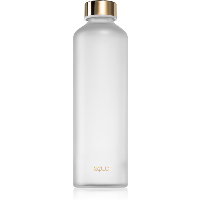 Equa Mismatch stiklinis buteliukas vandeniui spalva Velvet White 750 ml