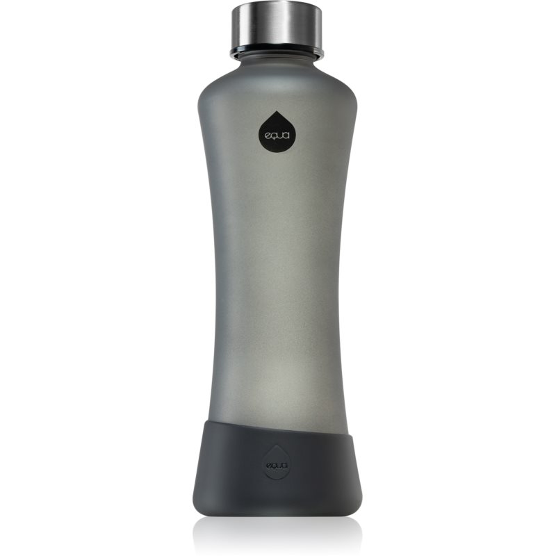Equa Glass скляна пляшка для води з матуючим ефектом колір Pepper 550 мл