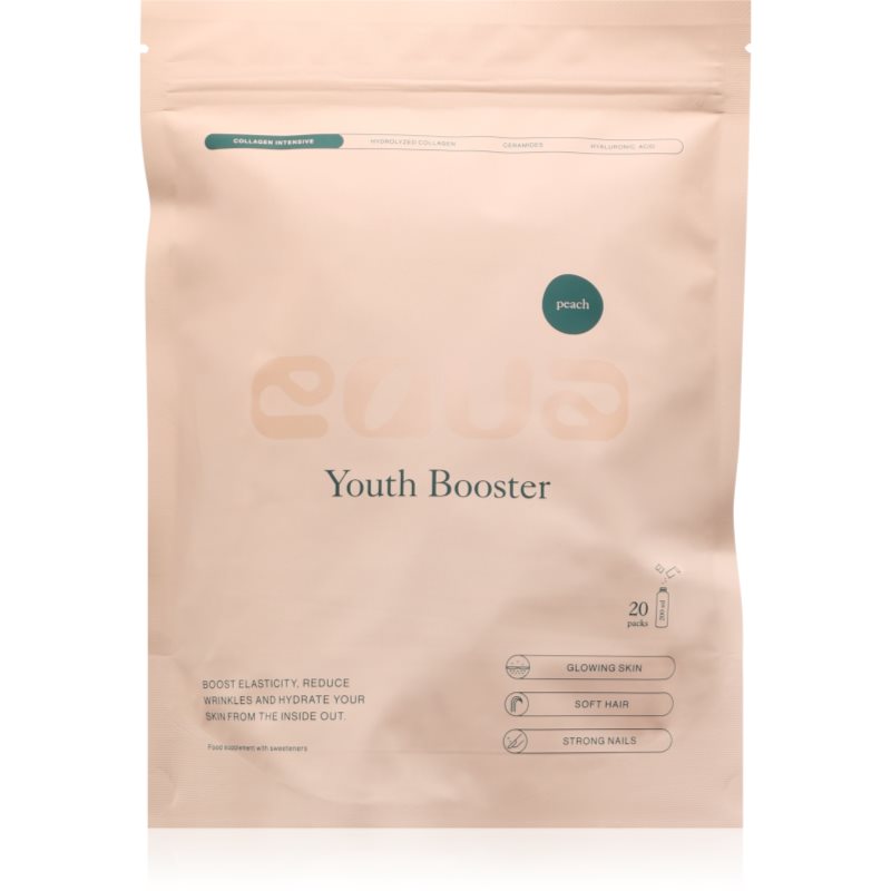 Equa Youth Booster instantní kolagenový nápoj pro krásné vlasy, pleť a nehty příchuť Peach 20x6.1 g