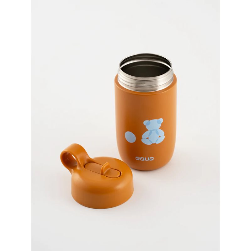 Equa Kids nerezová láhev na vodu pro děti Teddy Bear 400 ml (obrázek 4)
