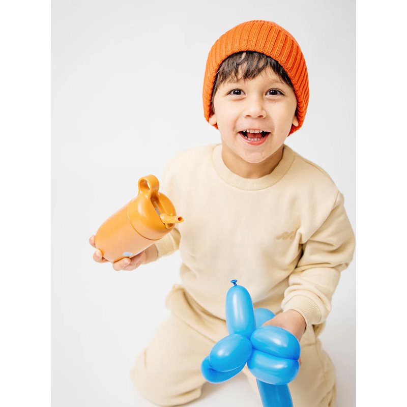 Equa Kids nerezová láhev na vodu pro děti Teddy Bear 400 ml (obrázek 7)