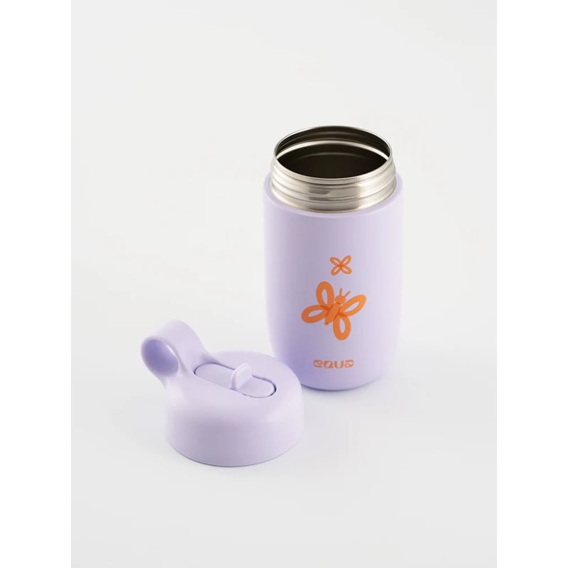 Equa Kids nerezová láhev na vodu pro děti Butterfly 400 ml (obrázek 4)