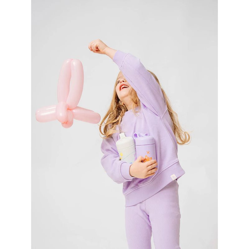 Equa Kids nerezová láhev na vodu pro děti Butterfly 400 ml (obrázek 7)
