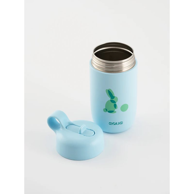 Equa Kids nerezová láhev na vodu pro děti Rabbit 400 ml (obrázek 4)