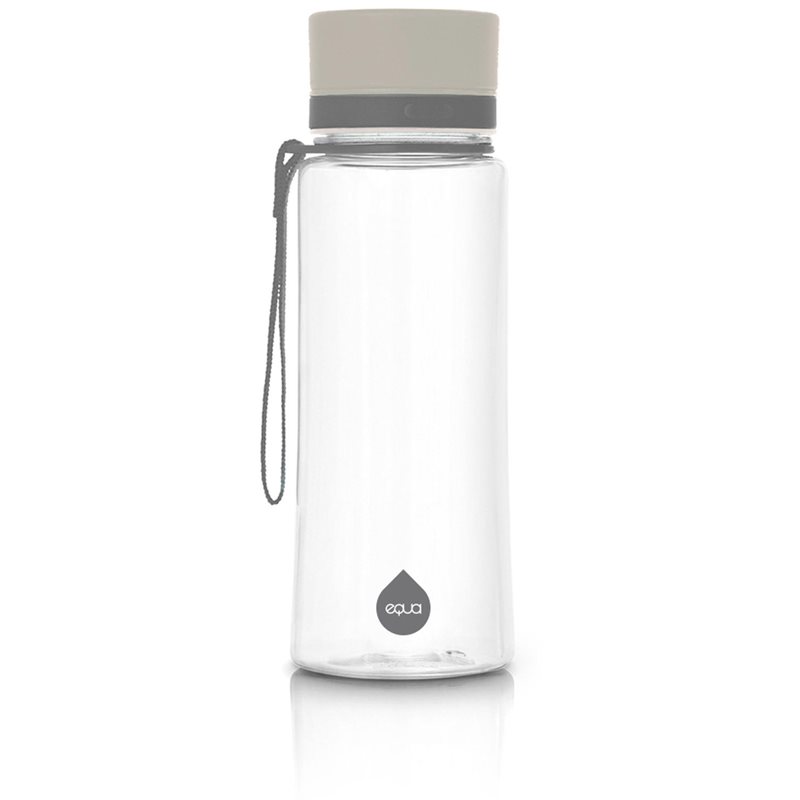 E-shop Equa Plain láhev na vodu barva Grey 600 ml