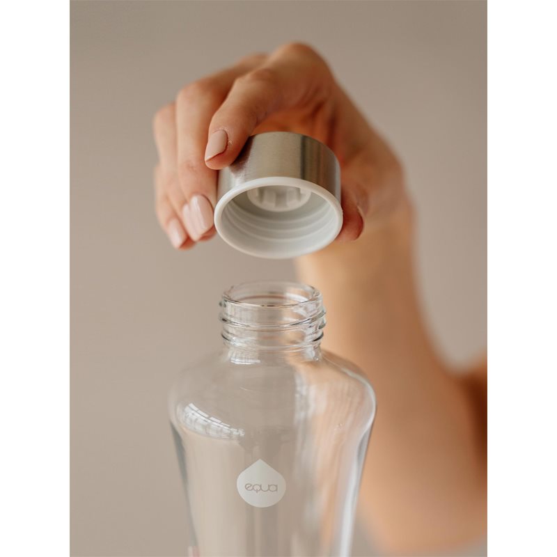 Equa Glass скляна пляшка для води колір Magnolia 550 мл