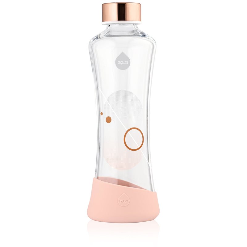 

Equa Metallic скляна пляшка для води Rose Gold