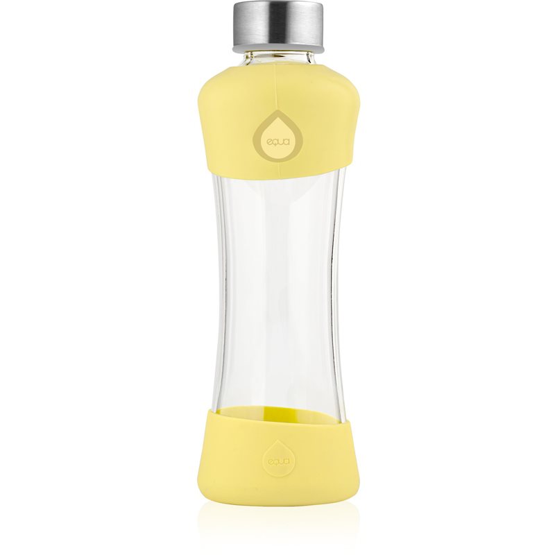 EQUA ACTIVE Lemon stiklinis buteliukas vandeniui 550 ml