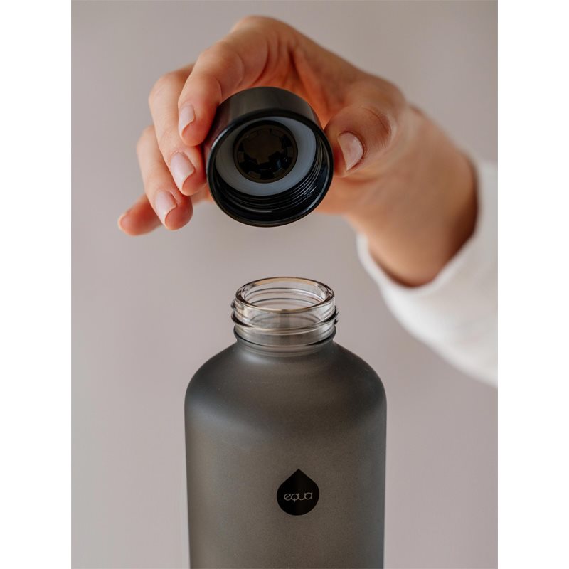 Equa Mismatch Glass Water Bottle Colour Ash 750 Ml
