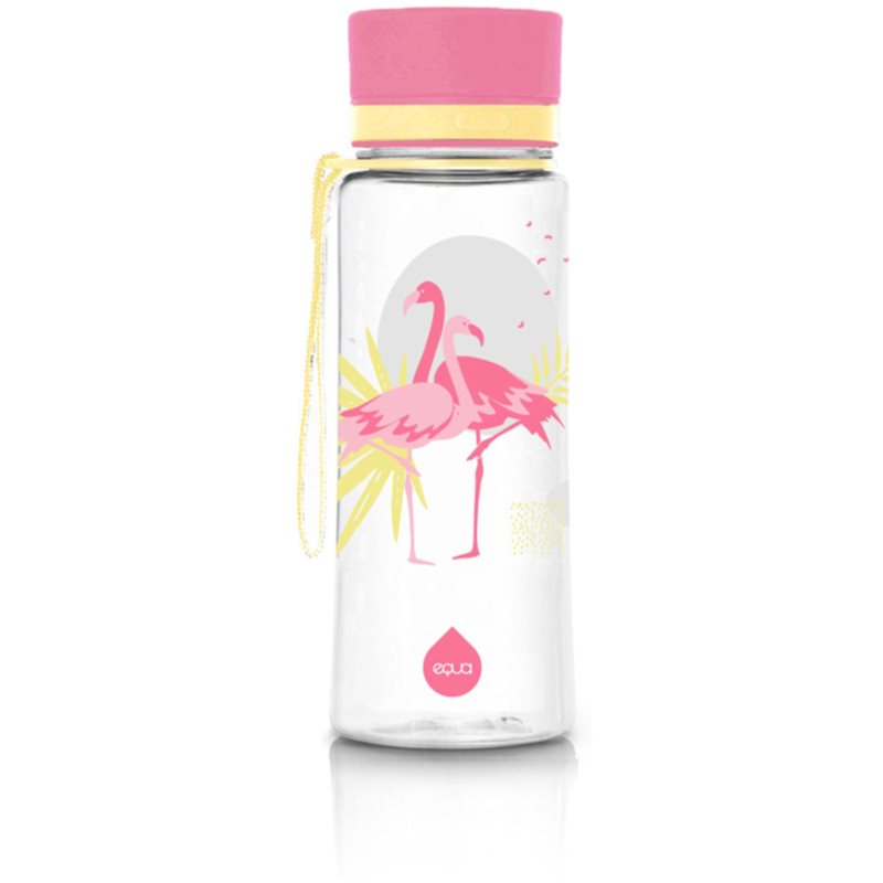 Equa Kids vandens buteliukas vaikams Flamingo 600 ml