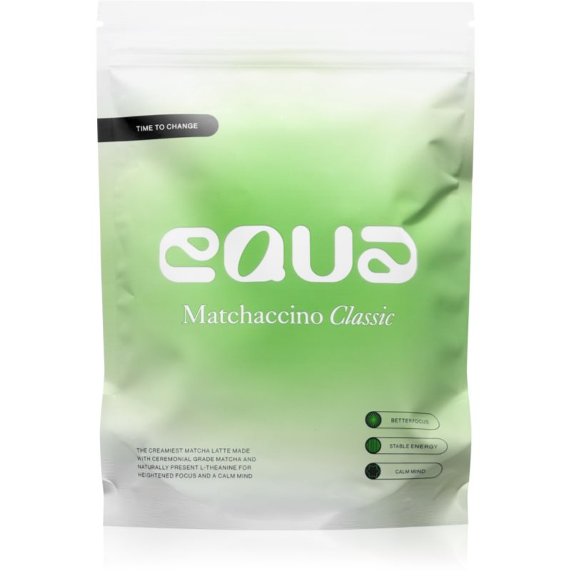 Equa Matchaccino Classic prášek na přípravu nápoje s matchou 150 g