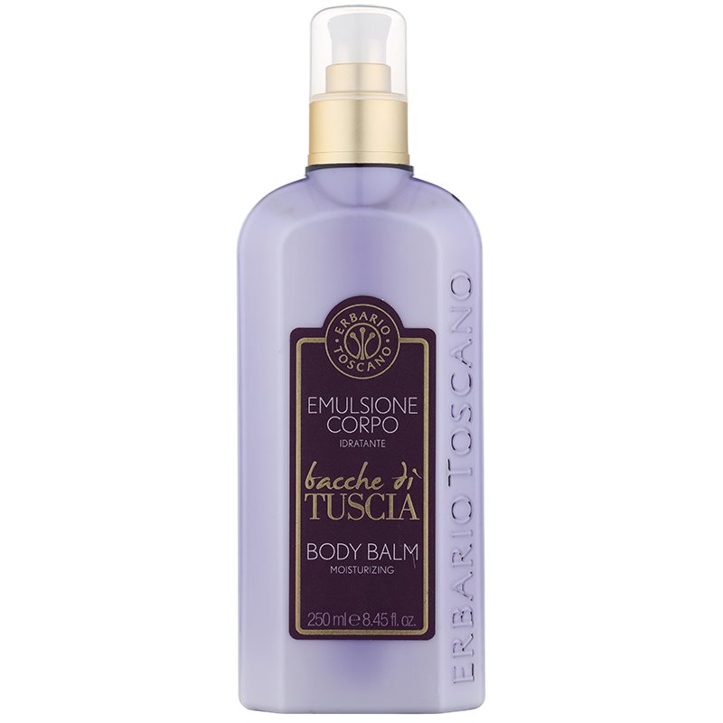 Erbario Toscano Bacche di Tuscia hydratační tělový balzám pro ženy 250 ml