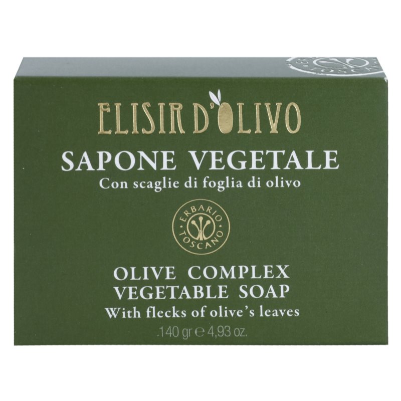 Erbario Toscano Elisir D'Olivo мило з оливковою олією 140 гр