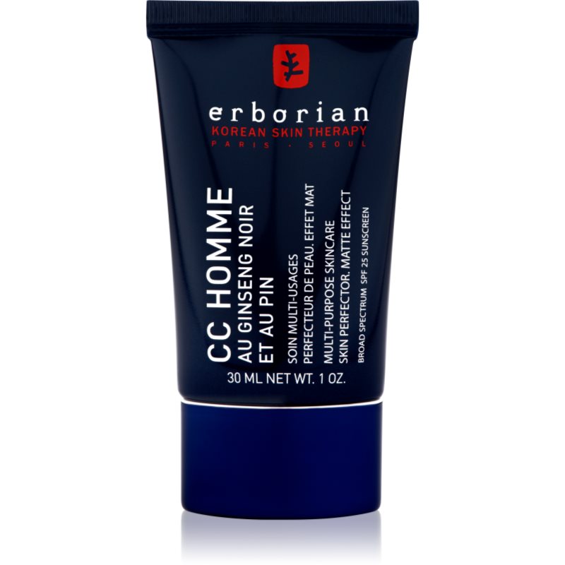 

Erborian CC Crème Men вирівнюючий тон шкіри, зволожуючий крем з матуючим ефектом SPF 25