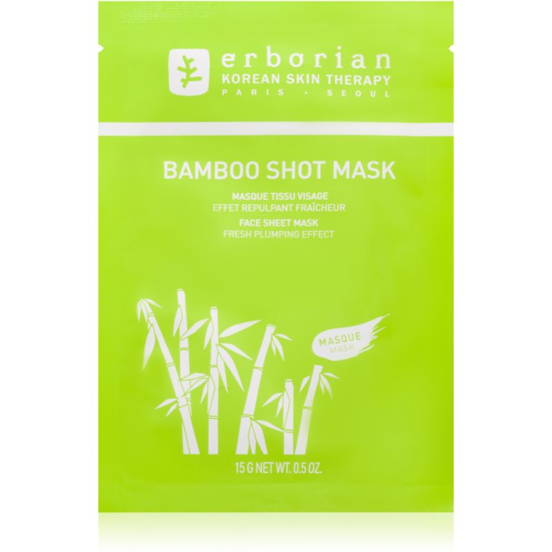 Erborian Bamboo maitinamoji tekstilinė veido kaukė drėkinamojo poveikio 15 g