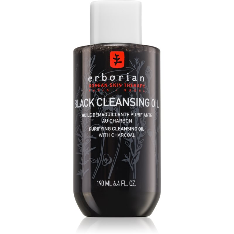 Erborian Black Charcoal detoksikacinis valomasis aliejus 190 ml