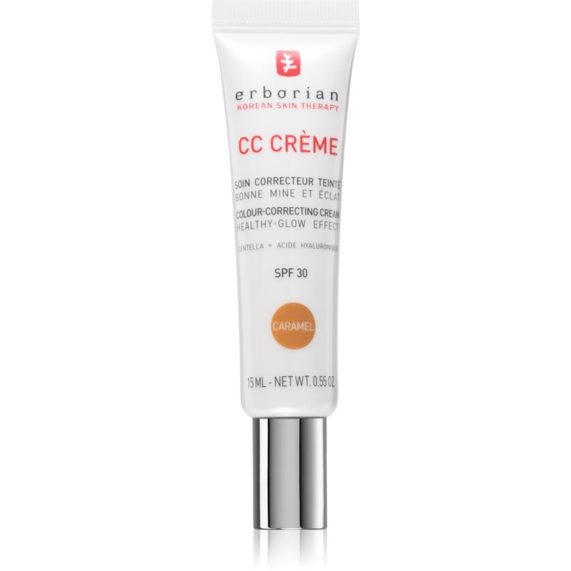 Erborian CC Crème Centella Asiatica CC krém pre jednotný tón pleti SPF 30 odtieň Caramel 15 ml