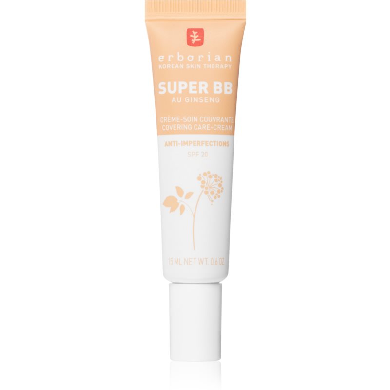 Erborian Super BB BB cream for perfecting even skin tone small pack shade Dore 15 ml

