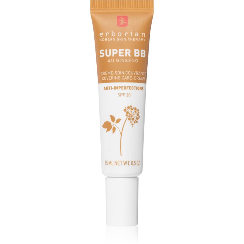 Erborian Super BB BB cream for perfecting even skin tone small pack shade Caramel 15 ml
