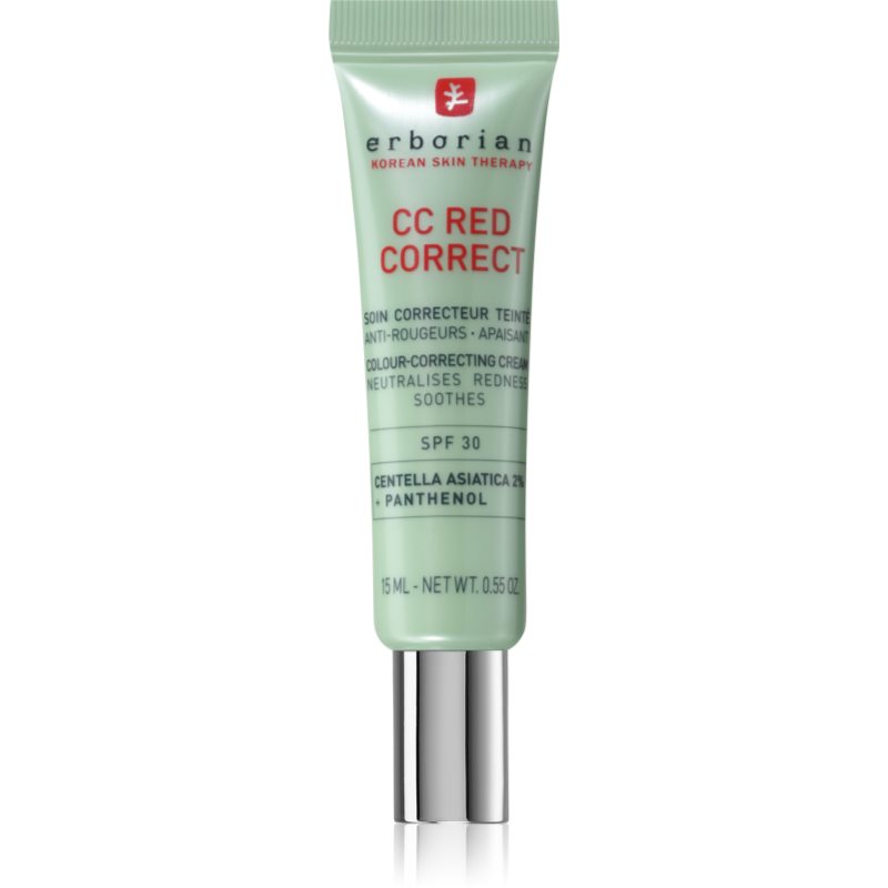 Erborian CC Red Correct CC krema proti rdečici na obrazu SPF 30 15 ml