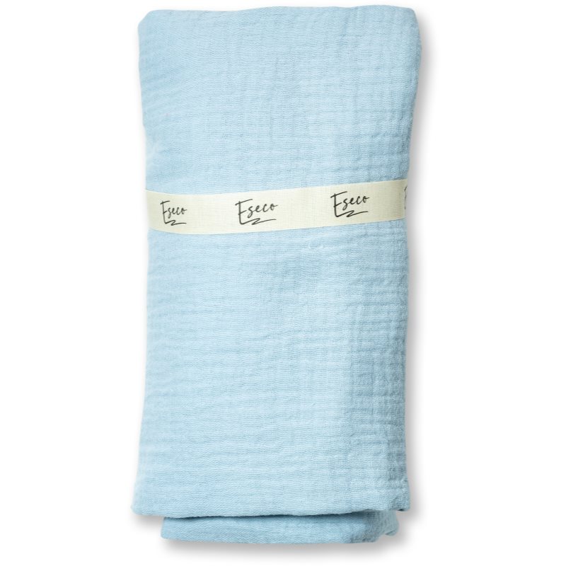 T-TOMI Muslin Bath Towel Blue osuška 100x120 cm