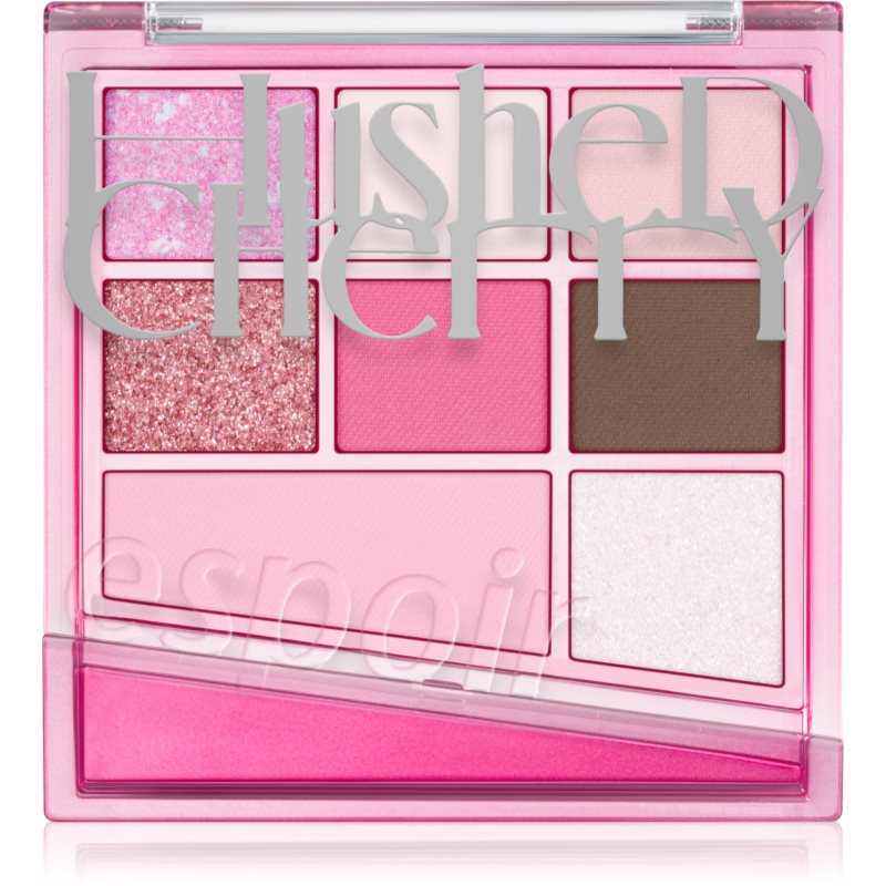 espoir Real Eye Palette All New paletka očních stínů pro dokonalý vzhled odstín Hushed Cherry 94 g