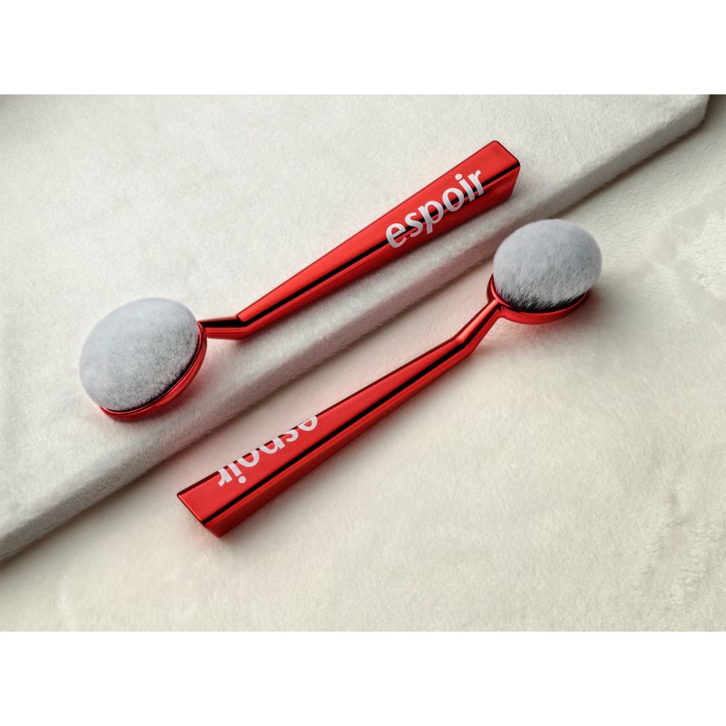 espoir Super Soft Face Brush kulatý štětec na make-up a podkladovou bázi 1 ks (obrázek 3)