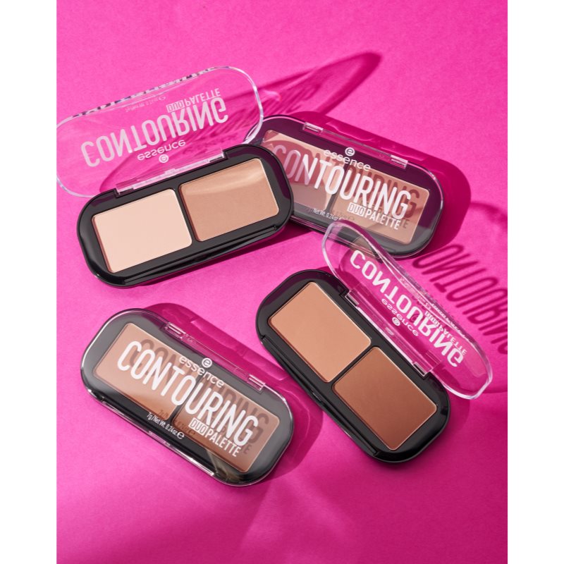 Essence CONTOURING DUO PALETTE контурна палетка для обличчя відтінок 10 Lighter Skin 7 гр