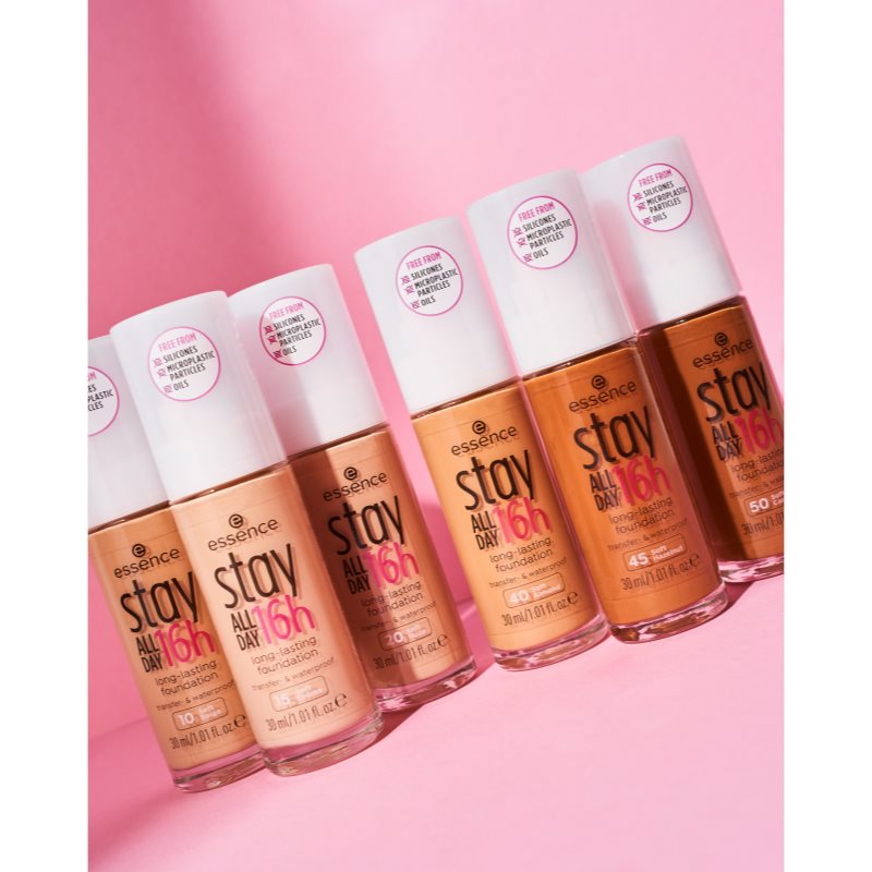essence Stay ALL DAY 16h Wasserbeständiges Make-up Farbton 15 Soft Creme 30 ml