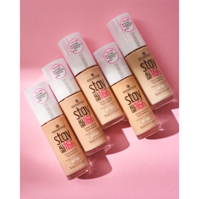 Essence Stay ALL DAY 16h Waterproof Foundation Shade 30 Soft Sand 30 Ml