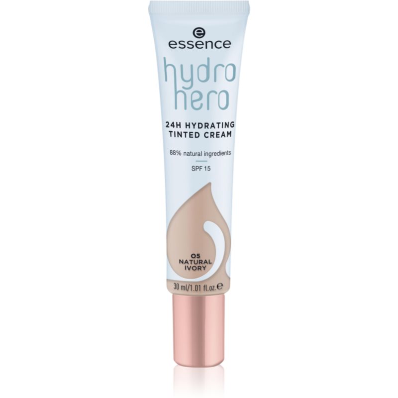 Essence Hydro Hero hydratační BB krém SPF 15 odstín 05 Natural Ivory 30 ml