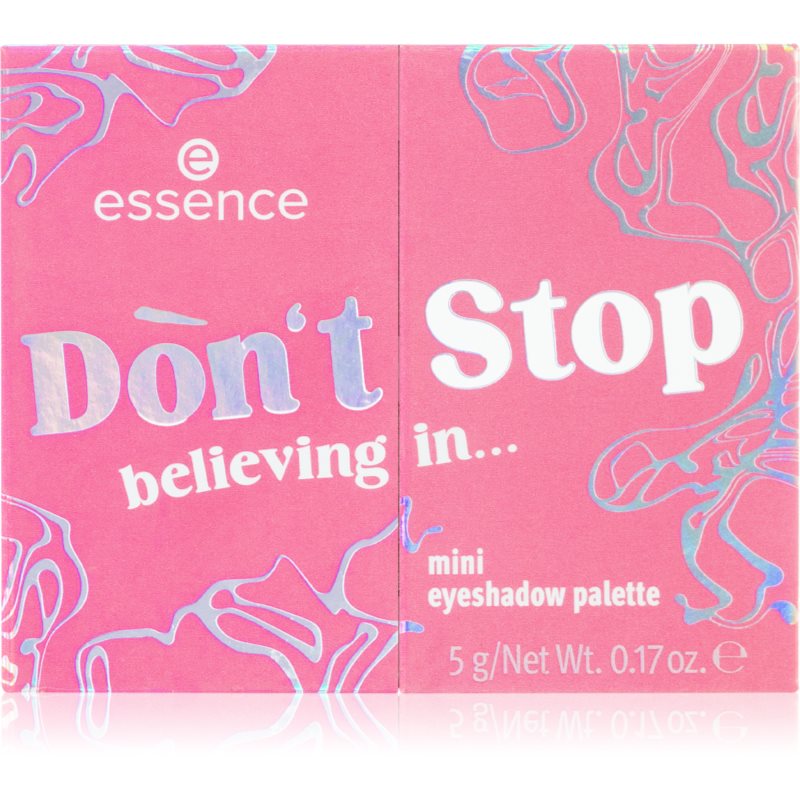 Essence Don't Stop Believing In... палетка тіней для очей міні 5 гр