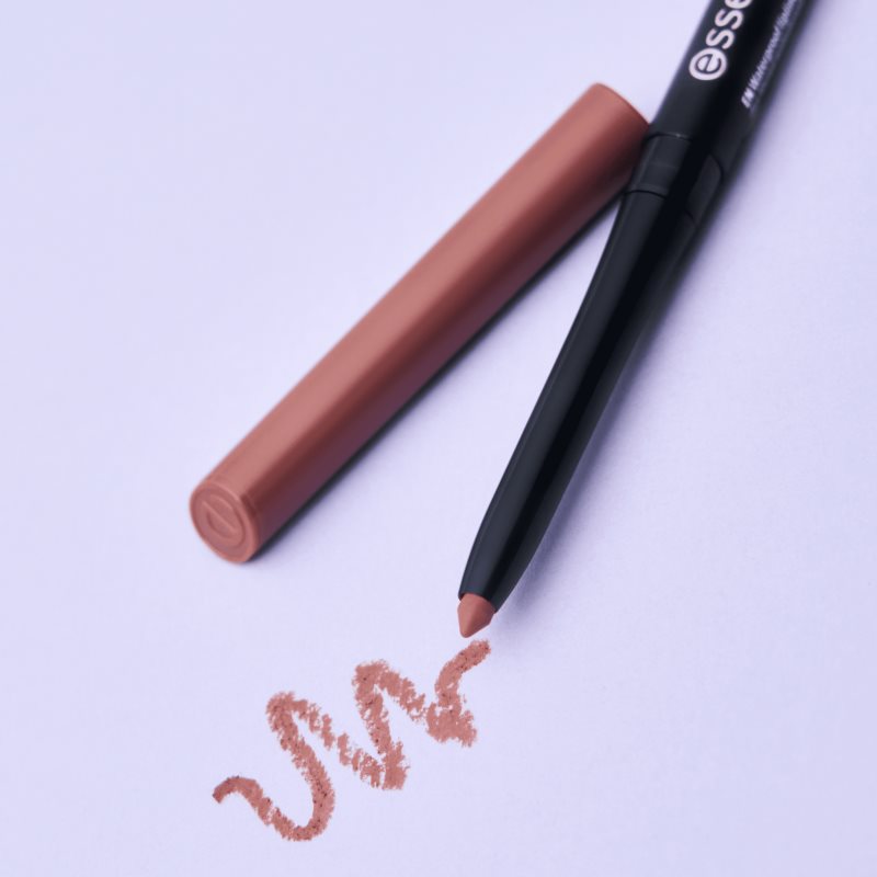 essence 8h Matte Comfort matná tužka na rty s ořezávátkem odstín 02 Silky Hazelnut 0,3 g (obrázek 4)
