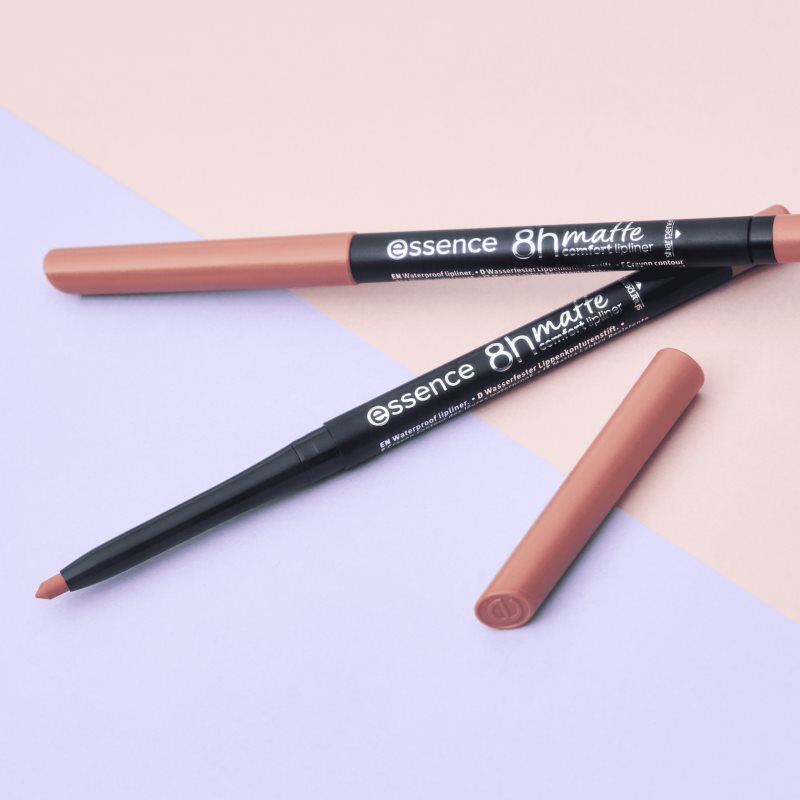 essence 8h Matte Comfort matná tužka na rty s ořezávátkem odstín 03 Soft Beige 0,3 g (obrázek 4)