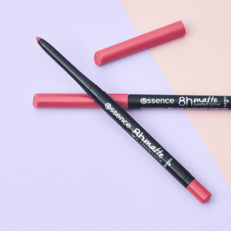 essence 8h Matte Comfort matná ceruzka na pery so strúhatkom odtieň 05 Pink Blush 0.3 g (obrázok 3)