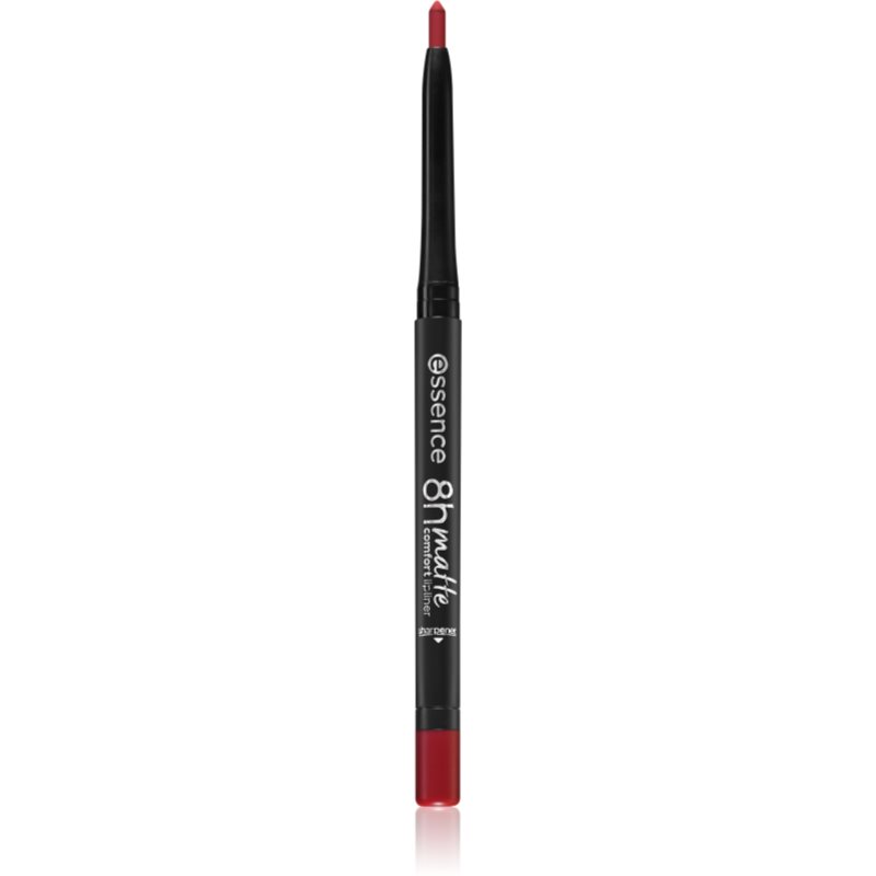 Essence 8h Matte Comfort матуючий олівець для губ з точилкою відтінок 07 Classic Red 0,3 гр