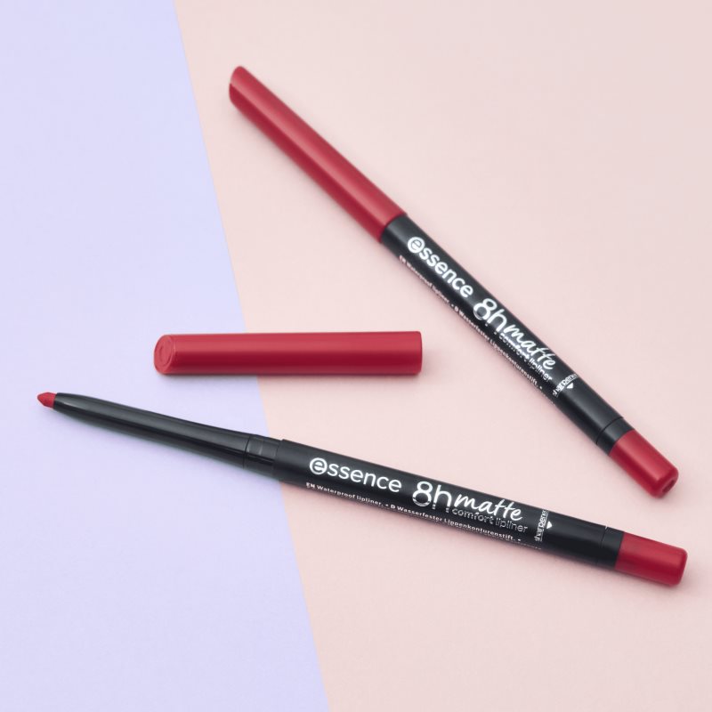 essence 8h Matte Comfort matná tužka na rty s ořezávátkem odstín 07 Classic Red 0,3 g (obrázek 4)