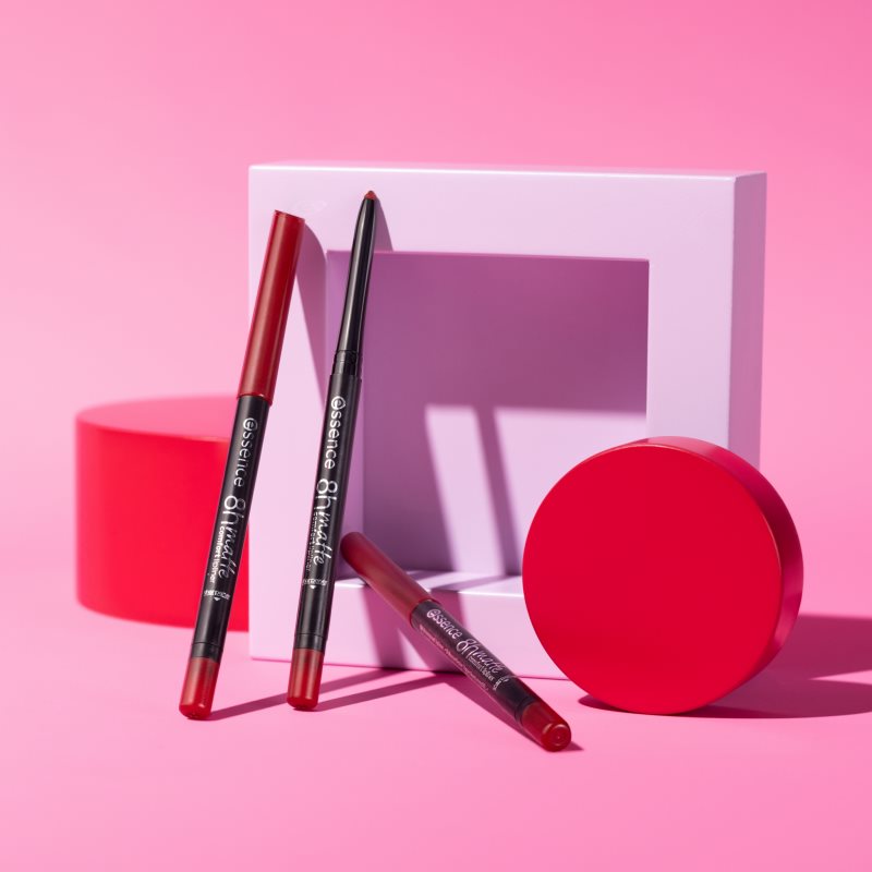 essence 8h Matte Comfort matná tužka na rty s ořezávátkem odstín 08 Dark Berry 0,3 g (obrázek 4)