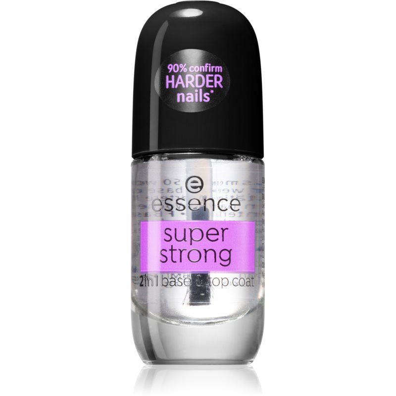 Essence Super Strong 2in1 Base & Top Coat 8 ml lak na nechty pre ženy