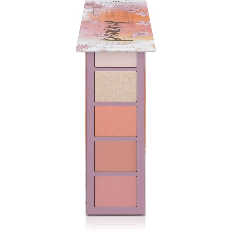 Essence Peachy Blossom highlighter and blusher palette 15 g
