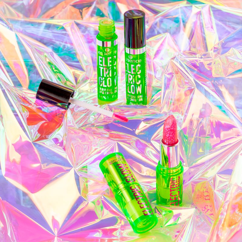 essence Electric Glow aceite para labios y pómulos 4.4 ml