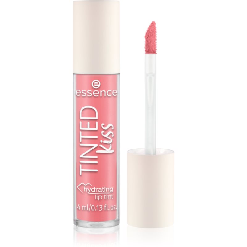 Essence Tinted Kiss 4 ml rúž pre ženy 01 Pink & Fabulous tekutý rúž