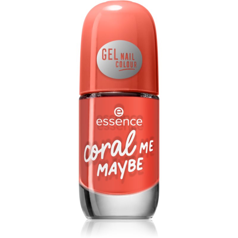Essence Gel Nail Colour nail polish shade 52 Coral me maybe 8 ml
