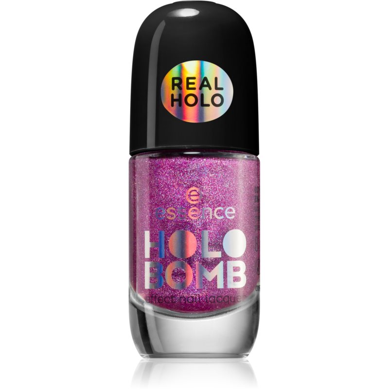 Essence HOLO BOMB lac de unghii cu efect holografic culoare 02 - Holo Moly 11 ml