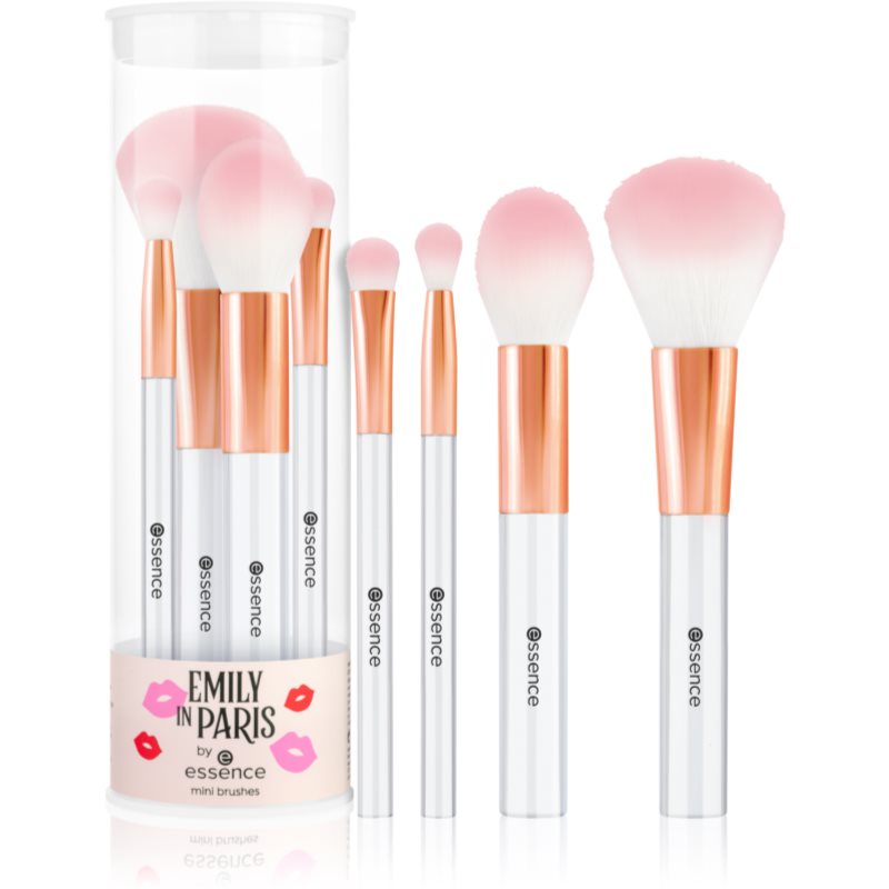Essence Emily In Paris Mini Brush Set (for Face And Eyes)