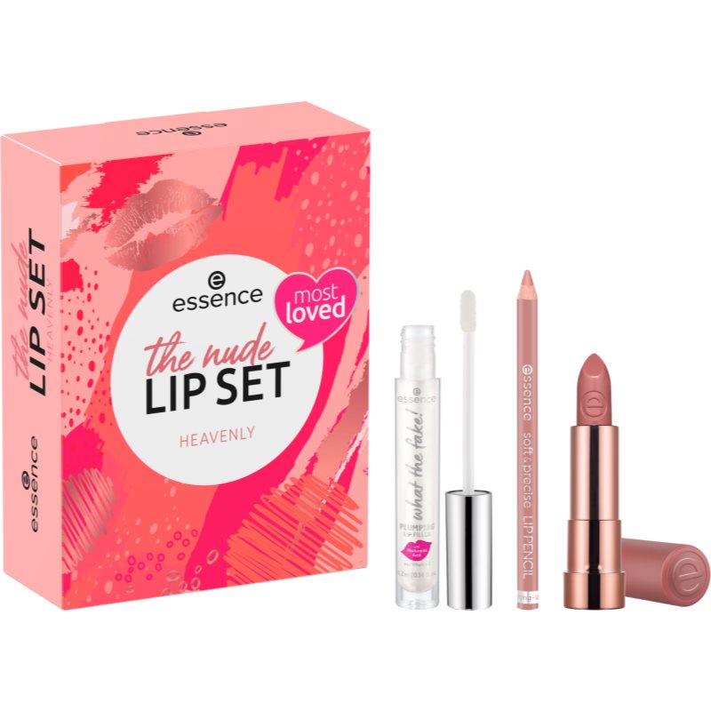 essence The Nude Lip Set gift set Heavenly(for lips)
