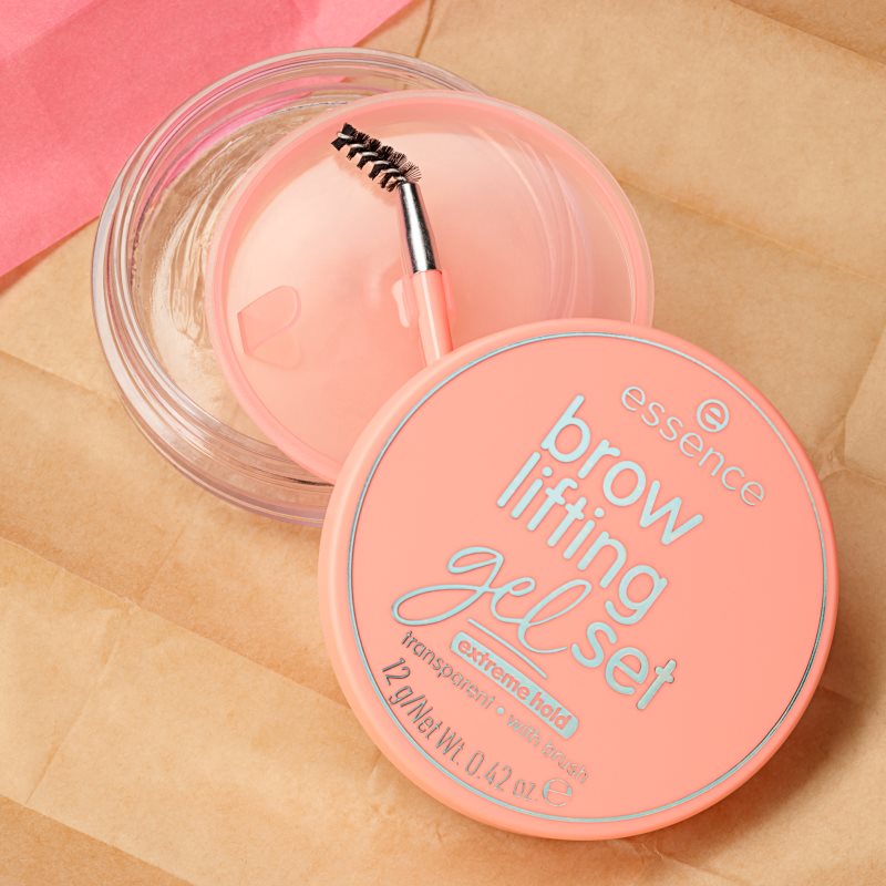 essence Brow Lifting Gel Set setting gel for eyebrows with brush 12 g