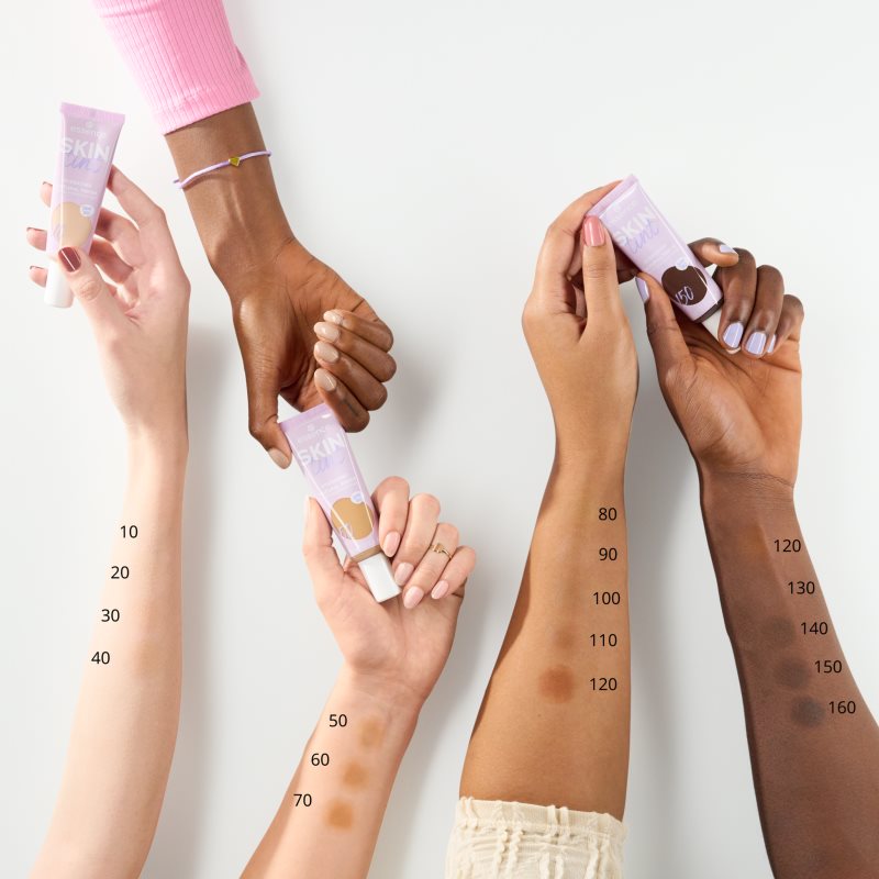 essence SKIN tint leichtes feuchtigkeitsspendendes Make up SPF 30 Farbton 80 30 ml