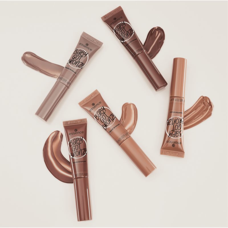 essence baby got bronze tekutý bronzer odstín 20 Sunkissed Sweety 10 ml (obrázek 4)