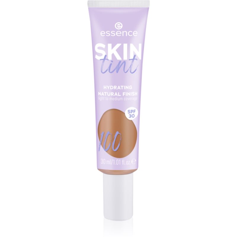 Photos - Other Cosmetics Essence SKIN tint lightweight tinted moisturiser SPF 30 shade 100 